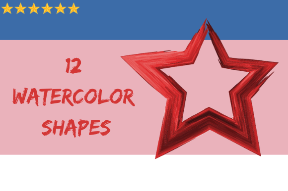 12 Watercolor Shapes: Elevate Your Creative Projects