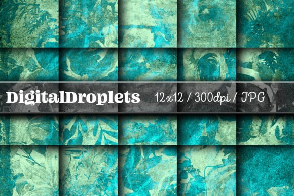 Burnt Flowers Vol. 46: Vintage Textures for Modern Design