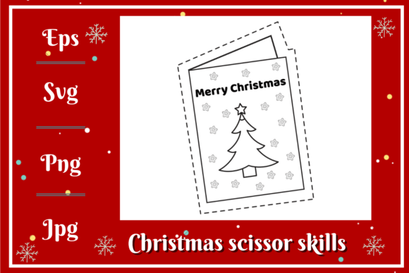Creative Scissor Skills for Festive Christmas Card Designs