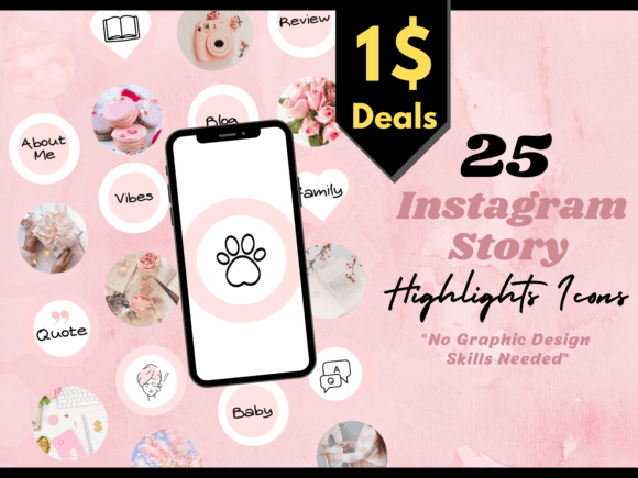 Elevate Your Brand with Pink Instagram Highlight Covers