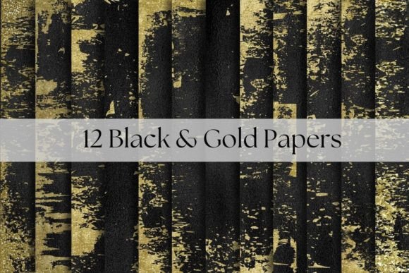 Elevate Your Design with Black Foil and Gold Papers