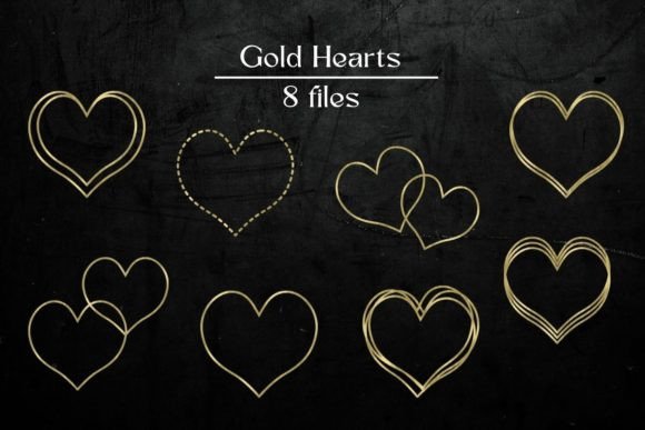 Heart Shaped Gold Frames: Elevate Your Design Projects