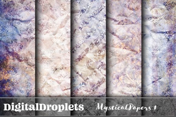 Mystical Papers Vol. 7: A Design Asset for Vintage & Textured Projects