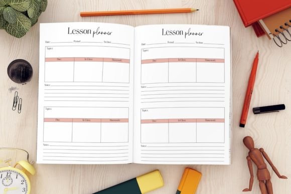 Streamline Your Creative Process with a Professional Lesson Planner